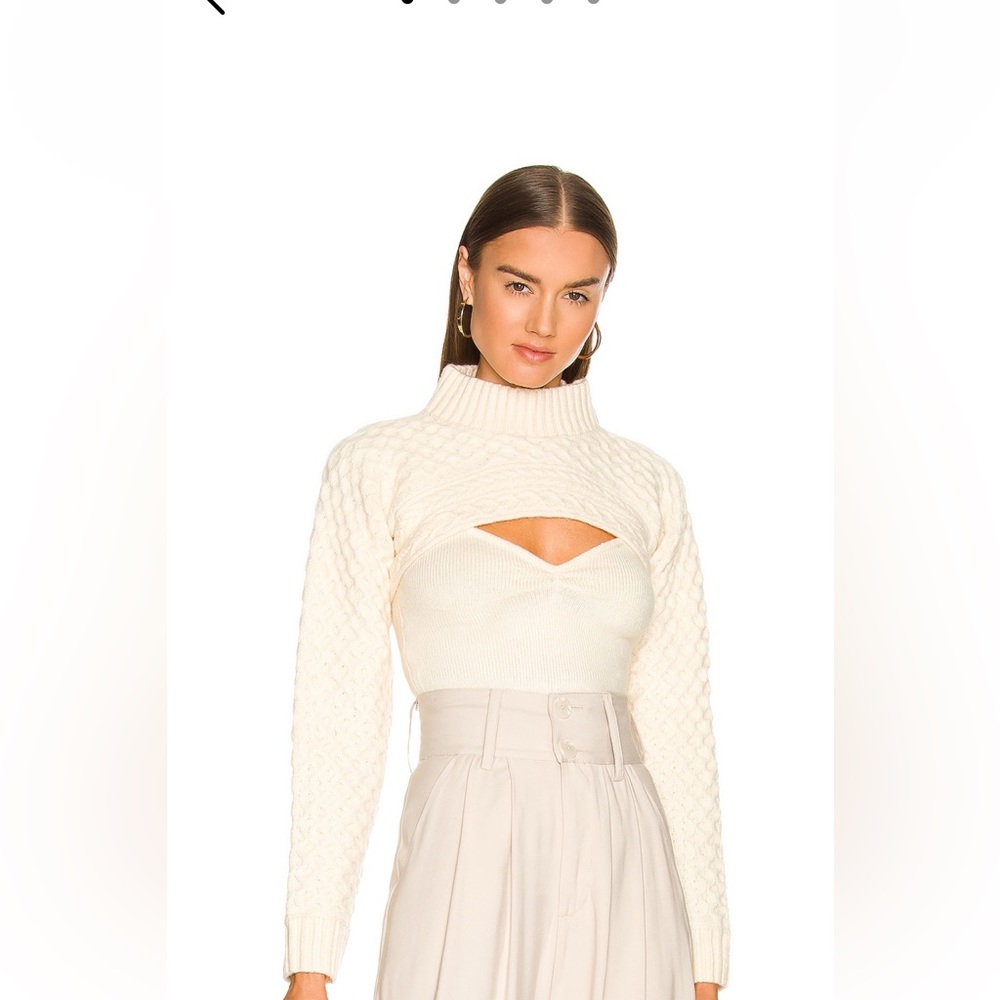 NWT Revolve sweater set in cream